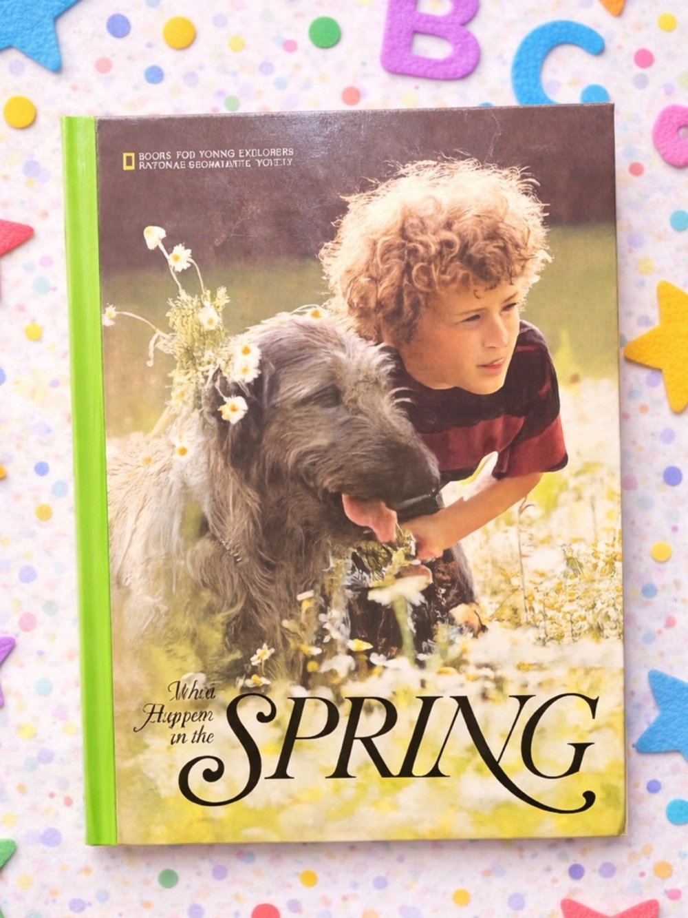 ✨2/$12✨ Vintage 1977 National Geographic “What Happens in the Spring” Kids Book